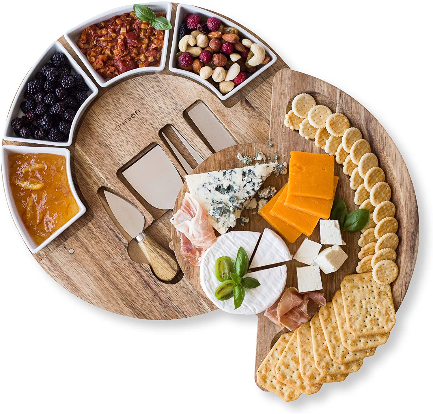 ChefSofi Cheese Charcuterie Board Set