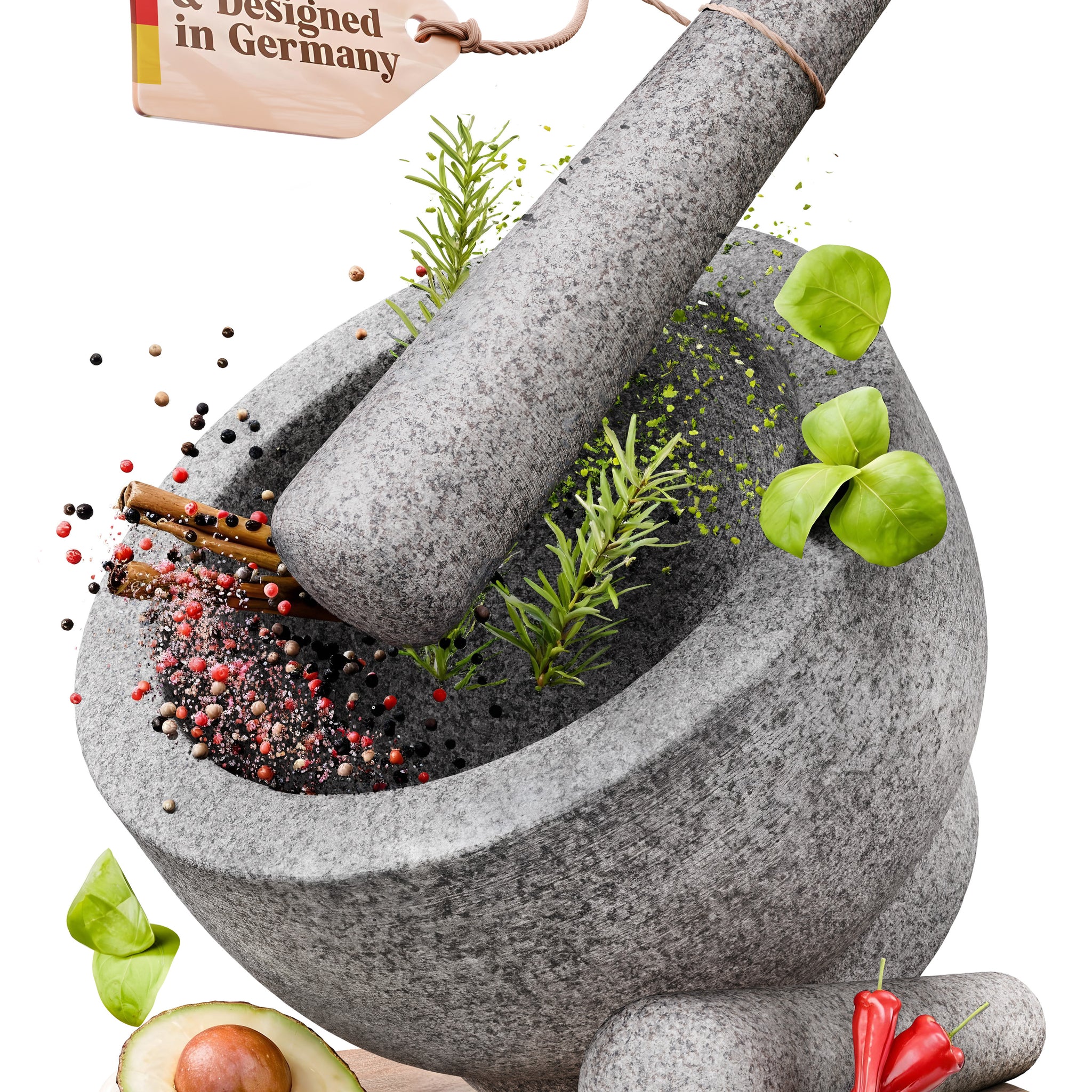 ChefSofi EXTRA Large Mortar & Pestle Set