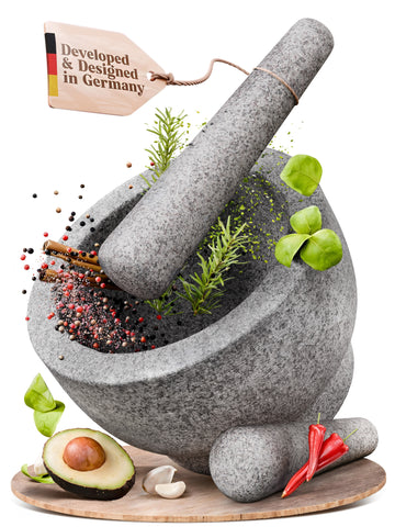ChefSofi EXTRA Large Mortar & Pestle Set