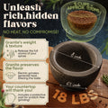 ChefSofi Extra Large 8 Inch 5 Cup-Capacity Mortar and Pestle Set - ChefSofi